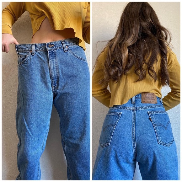 Vintage 550, relaxed fit, tapered leg, orange tab Levi’s! 🍊They - Picture 3 of 4